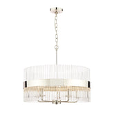 Laura Ashley Alexa 5Lt Grand Glass and Polished Nickel